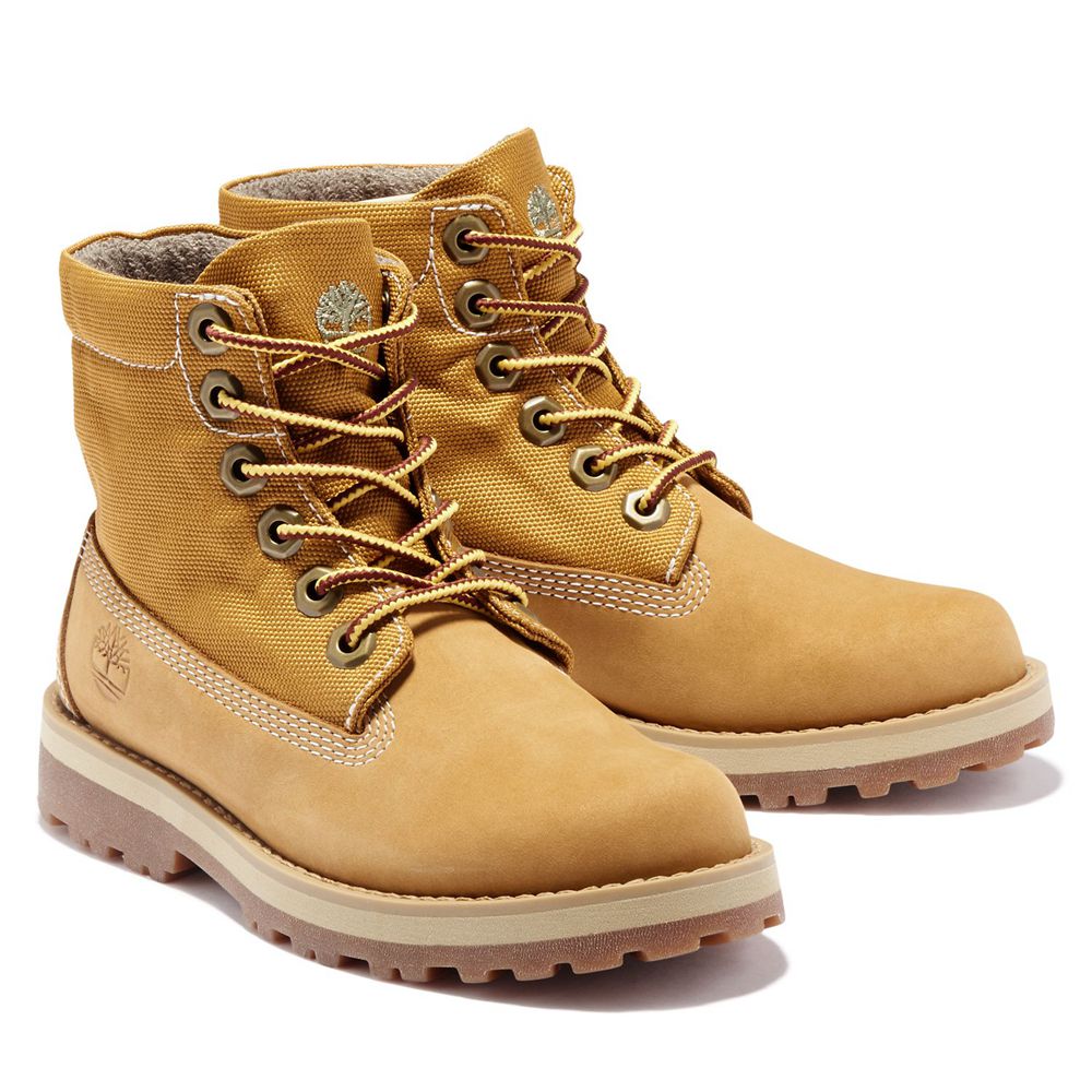 Timberland Αθλητικα Παπουτσια Παιδικα Καφε - Junior Courma Roll-Top Boots - Greece 1058473-CZ